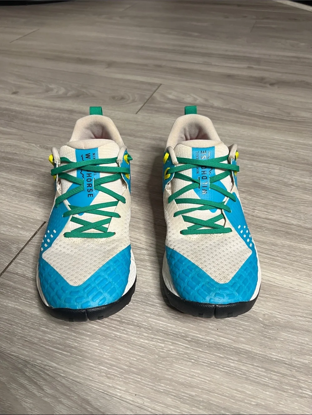 Nike Trail Wildhorse Athletic Shoes with Green Laces (8.5)
